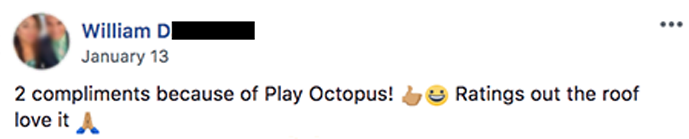 Play Octopus Rideshare Entertainment Review - Compliments