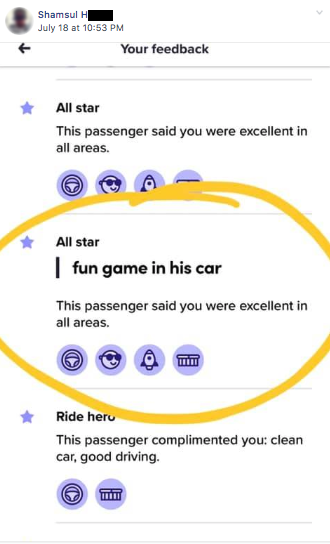 Rider review, "fun game in his car"