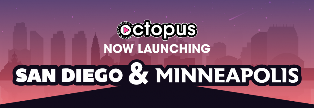 Play Octopus is Launching San Diego and Minneapolis