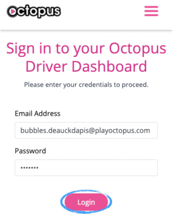 How Can I Login To My Octopus Driver Dashboard Play Octopus